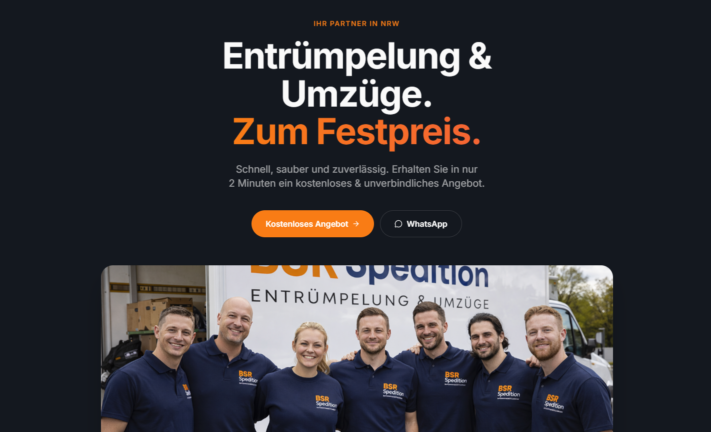 BSR Spedition — Vom Anruf-Chaos zur Lead-Maschine