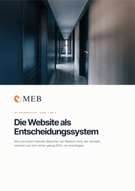 Aus Besuchern werden Anfragen — Guide 1 von 6