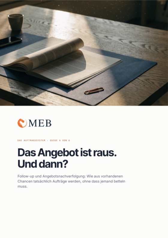 Aus Angeboten werden Aufträge — Guide 6 von 6